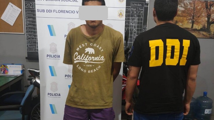 secuestro  a su pareja en su casa, fue aprehendido